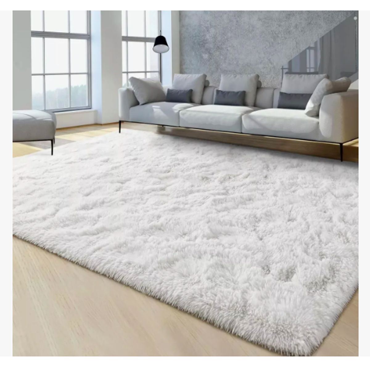 GENERICO - Alfombra Peluda Liviana De Living 160x120