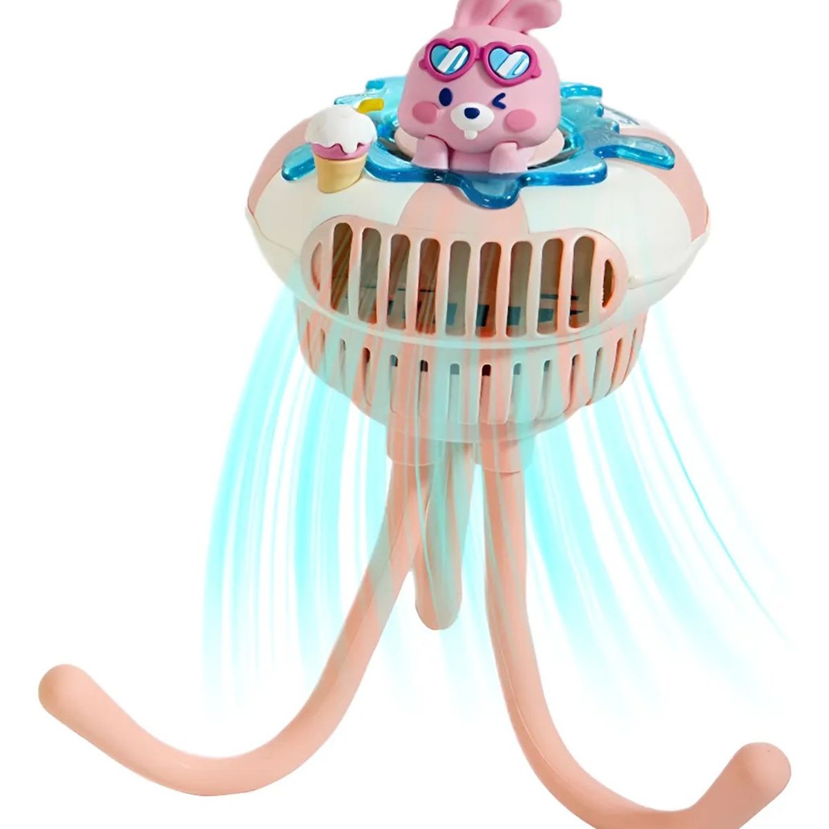 GENERICO - Mini Ventilador Portátil Recargable Coche Bebes Paseo