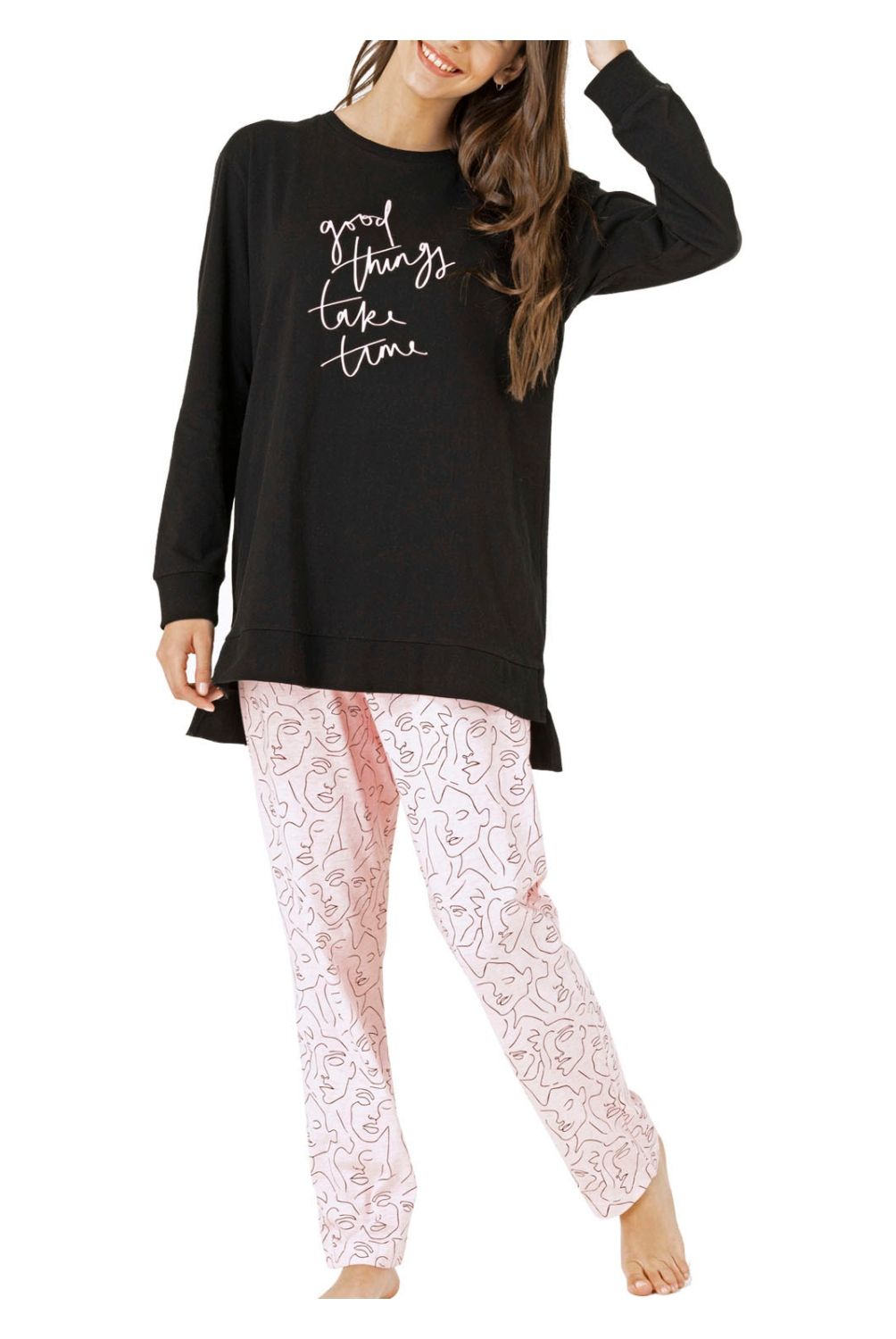 TOP - Pijama mujer manga larga