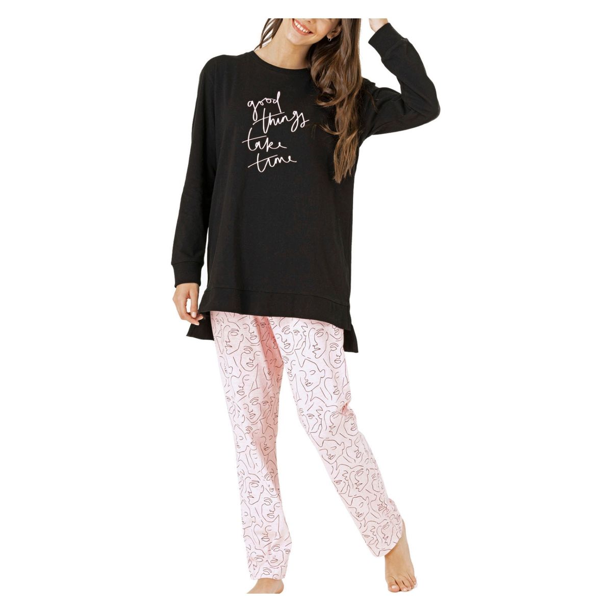 TOP - Pijama mujer manga larga