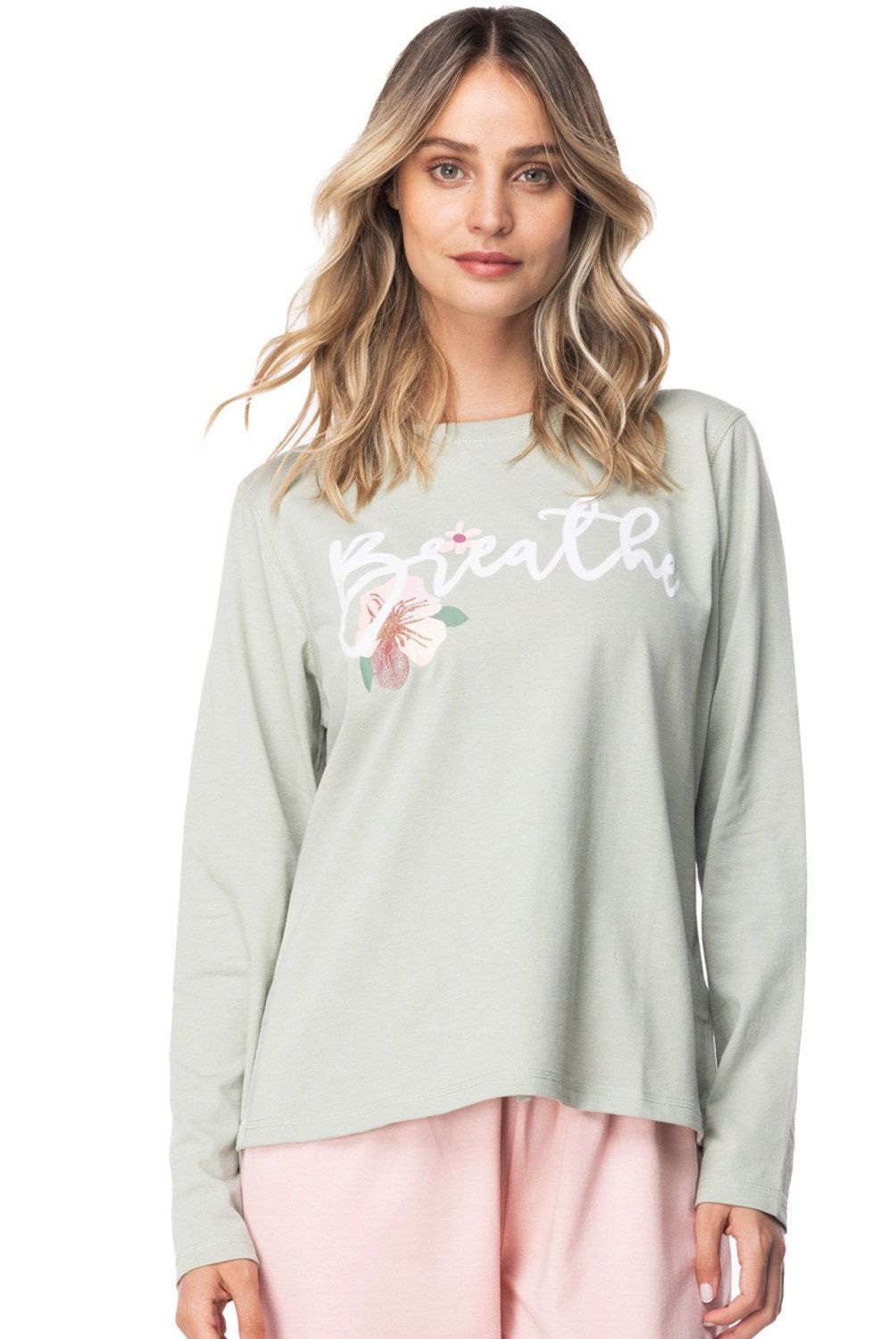 TOP - Pijama mujer manga larga
