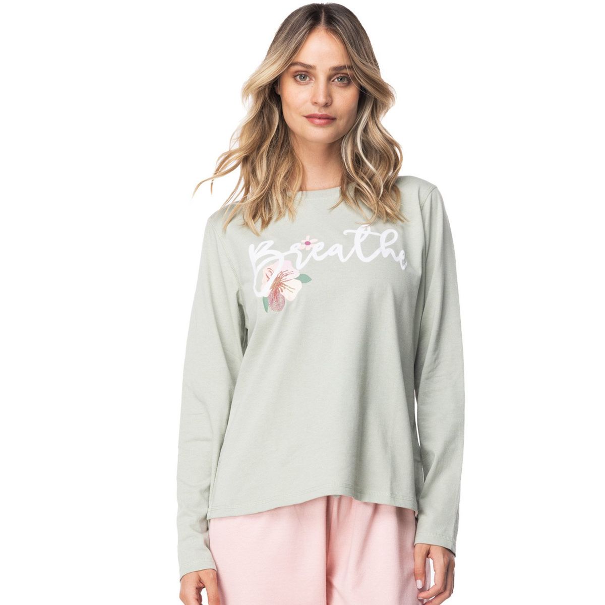 TOP - Pijama mujer manga larga