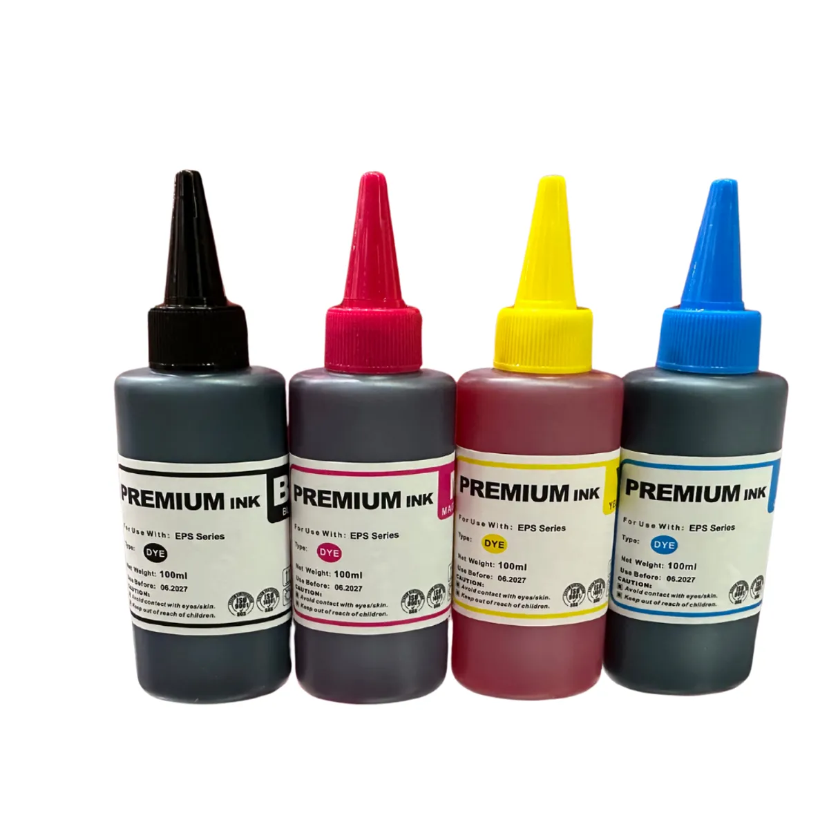 MULTICOM - Pack 4 Tintas Alternativa 100 Ml Para Epson/canon/hp/brother