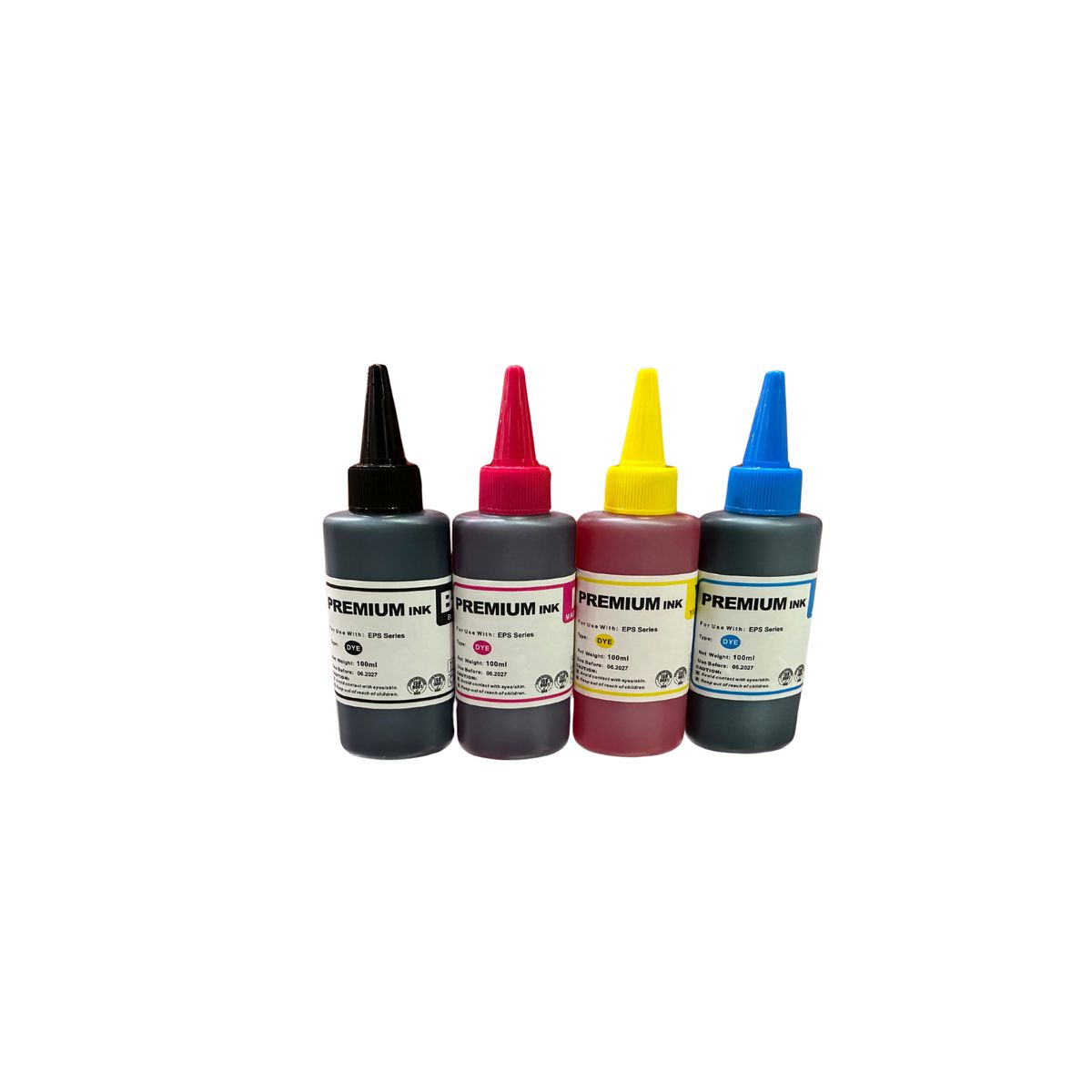 MULTICOM - Pack 4 Tintas Alternativa 100 Ml Para Epson/canon/hp/brother
