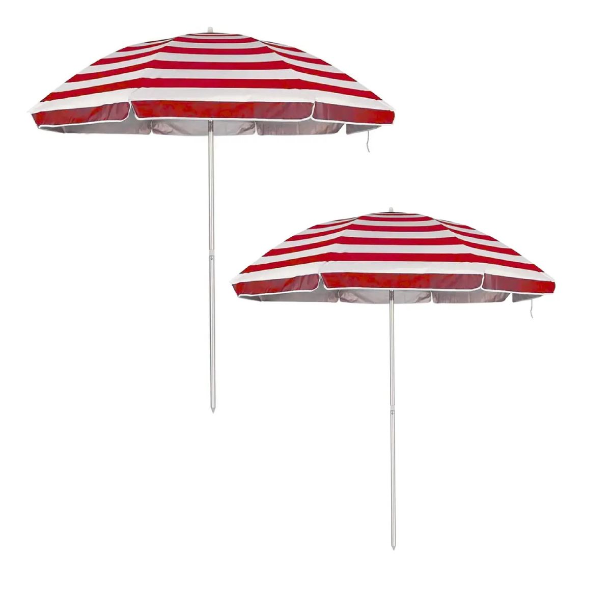 GENERICO - Paraguas Quitasol Grande Plegable Proteccion Uv Pack X2