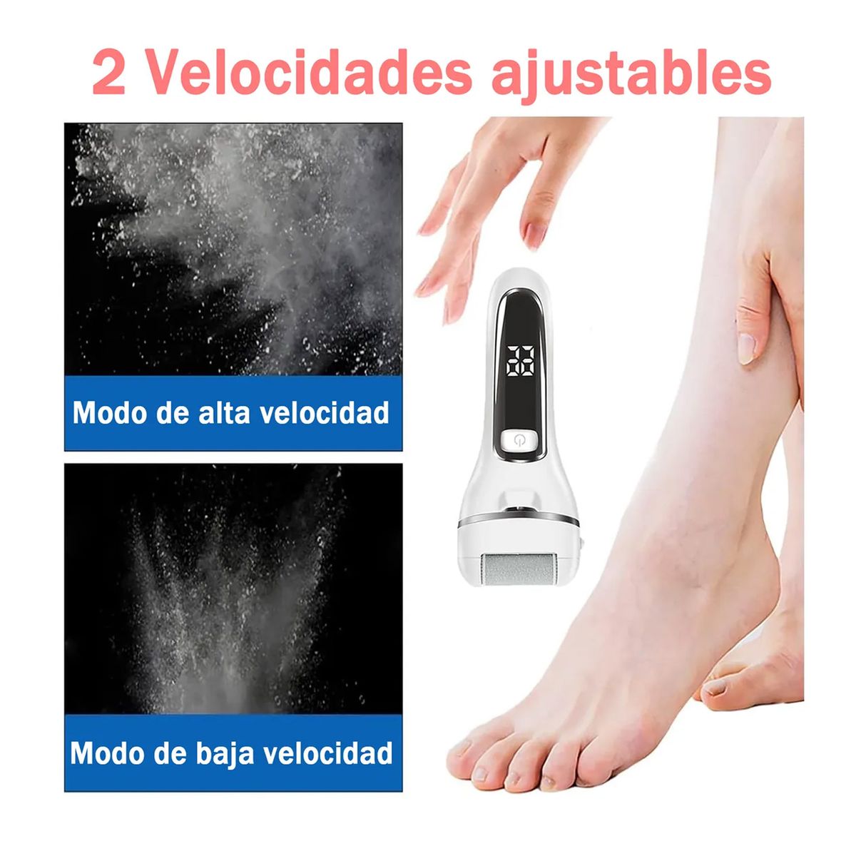 ESHOPANGIE - Removedor De Callos Eléctrico De Pie Kit Pedicura Recargable