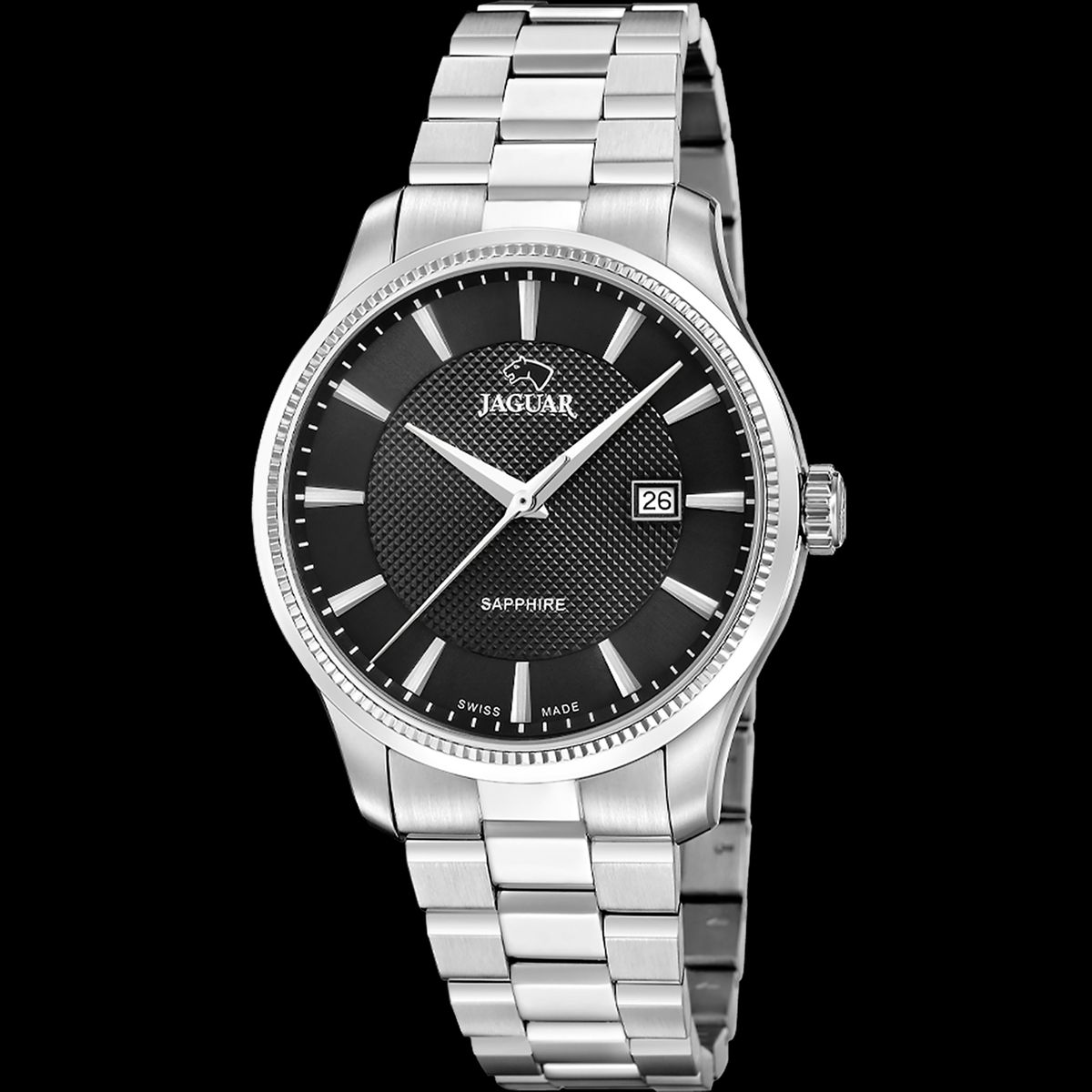 JAGUAR - Reloj J1041-5 Jaguar Swiss Hombre Plateado Acamar