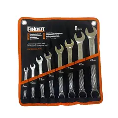 DALI - Set Llaves Punta Corona 8 Piezas 192111 – 8 a 24 mm con Funda