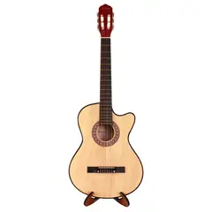 VIZCAYA - Pack Guitarra Acustica Funda Atril Afinador Correa