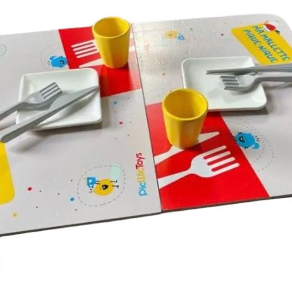 GENERICO - Mesa Maleta Plegable Didáctica Bebé Y Niños Madera Maciza