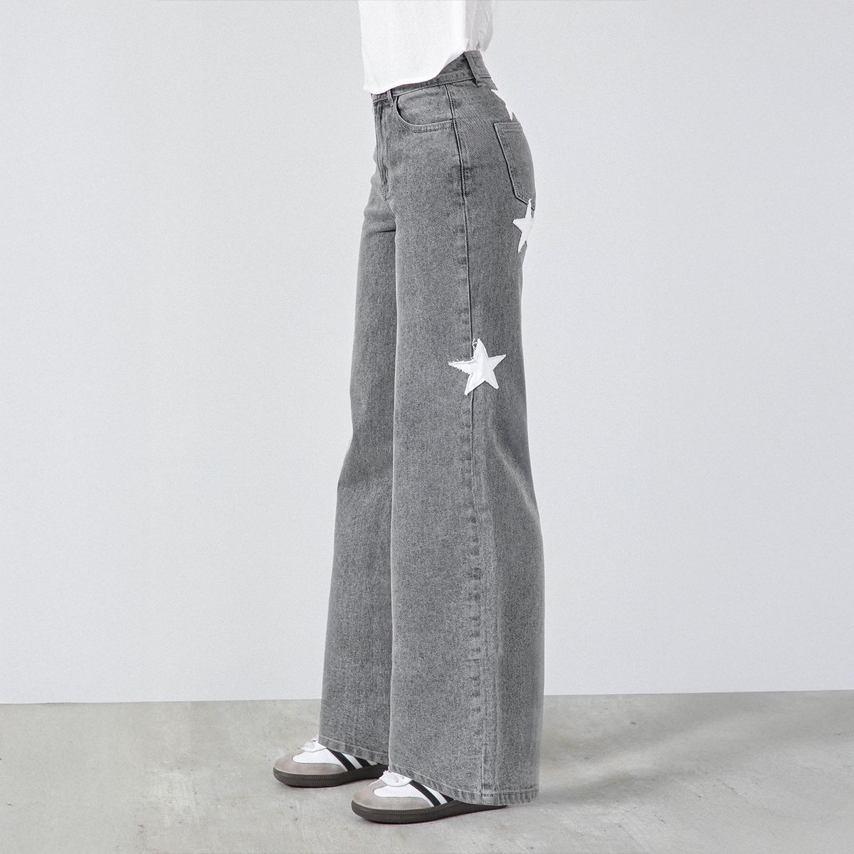 RAINDOOR - Pantalón Multi Estrellas Gris