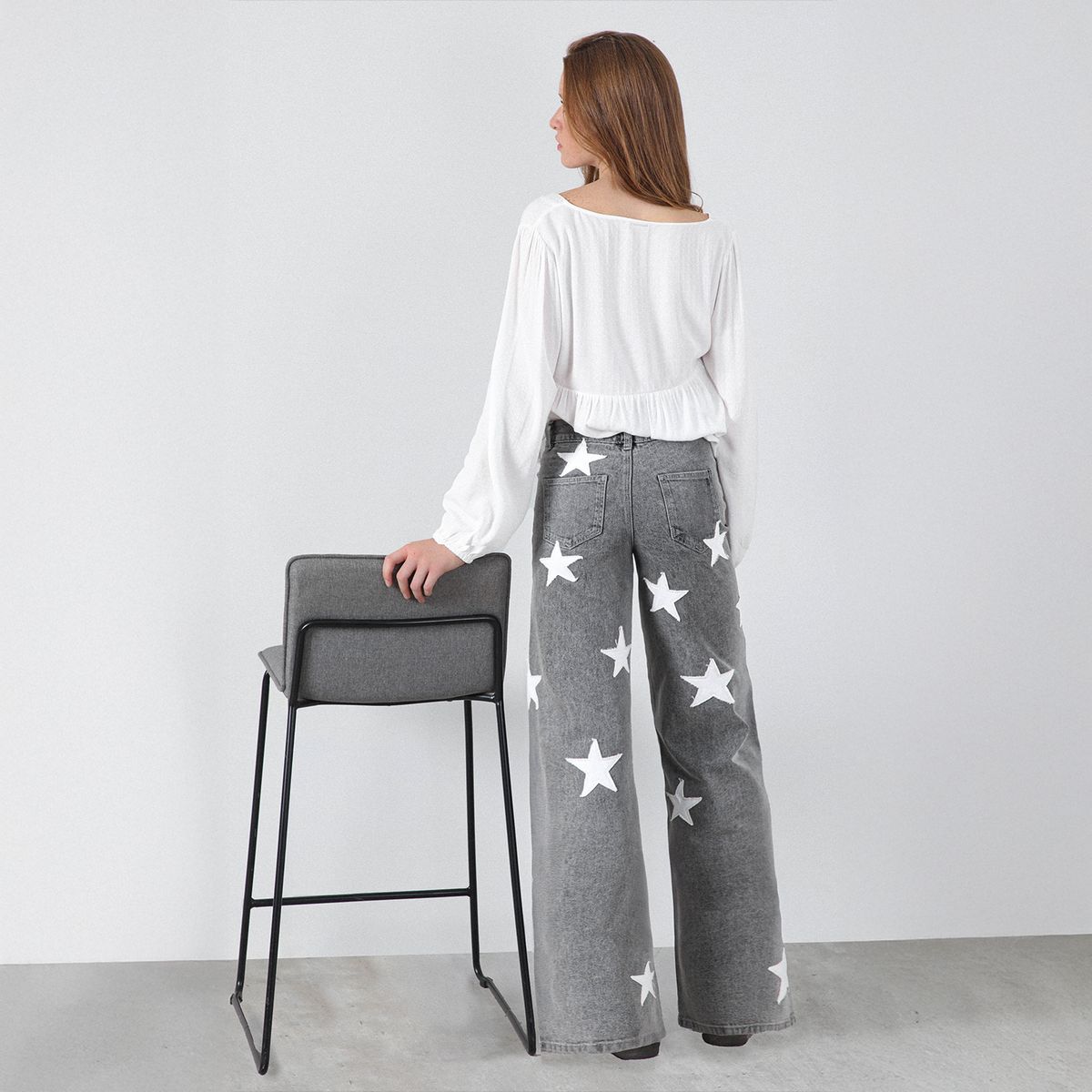 RAINDOOR - Pantalón Multi Estrellas Gris
