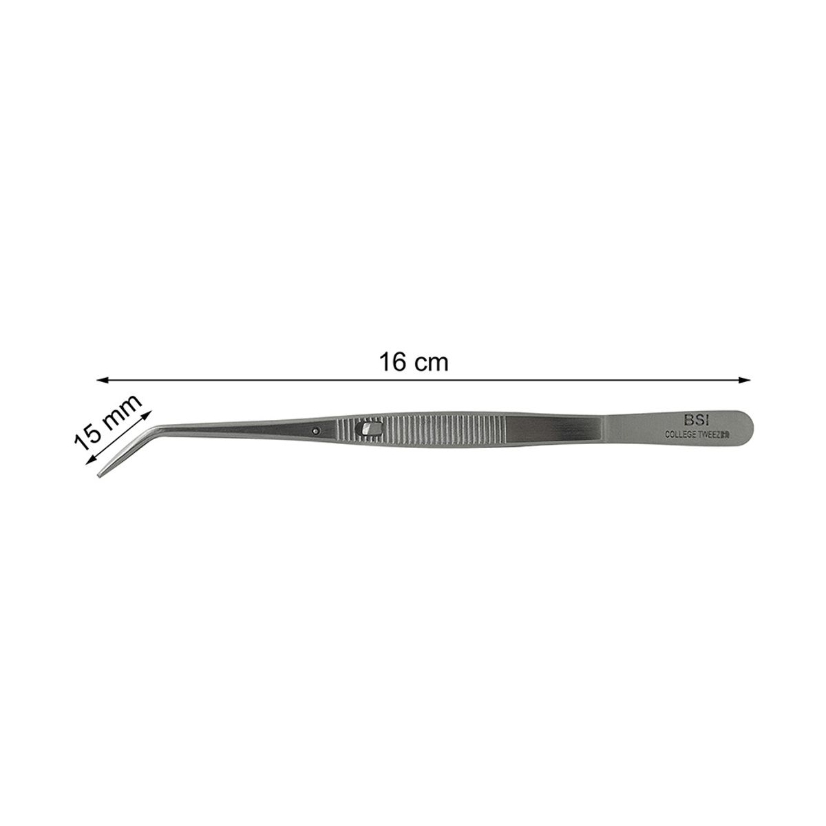BEST SURGICAL INSTRUMENTS - Pinza College Universitaria Biangulada con Seguro 16cm BSI