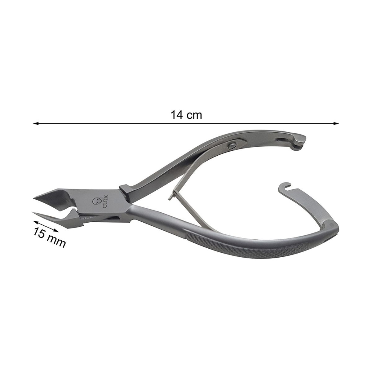 BEST SURGICAL INSTRUMENTS - Alicate Frontal Pies y Podología con Seguro 15mm BSI
