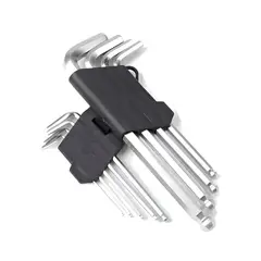 DALI - Set Llaves Allen Punta Bola 9 Piezas 193127 – 1.5 a 10 mm