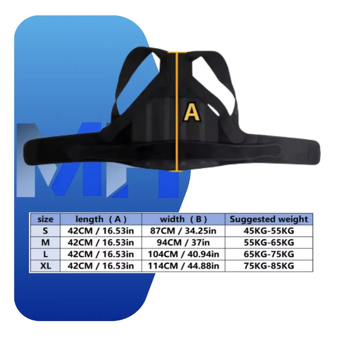 GENERICO - Corrector De Postura Ortopedico Para Hombres Y Mujeres Talla XXL