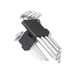 DALI - Set Llaves Allen Punta Bola 9 Piezas 193128 – 1.5 a 10 mm