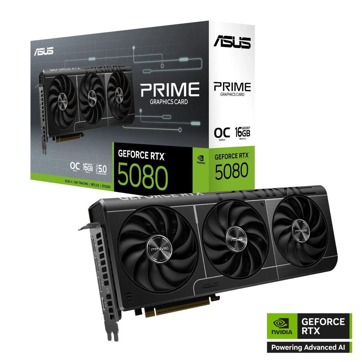 ASUS - Tarjeta De Video - Asus Prime Geforce Rtx 5080 16gb Gddr7 Oc