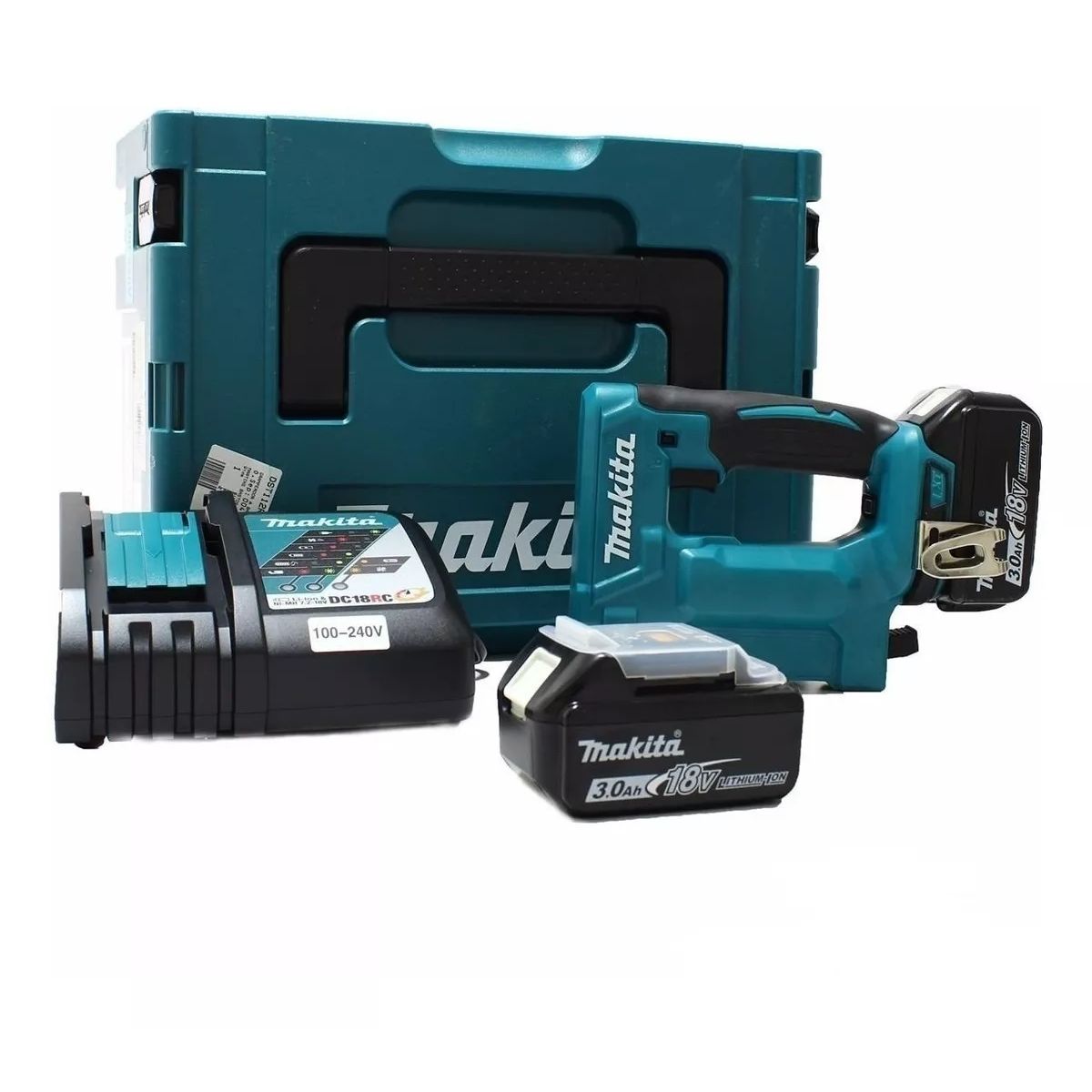 MAKITA - Engrapadora Inalámbrica 18V 7-10 mm Makita DST112RFJ