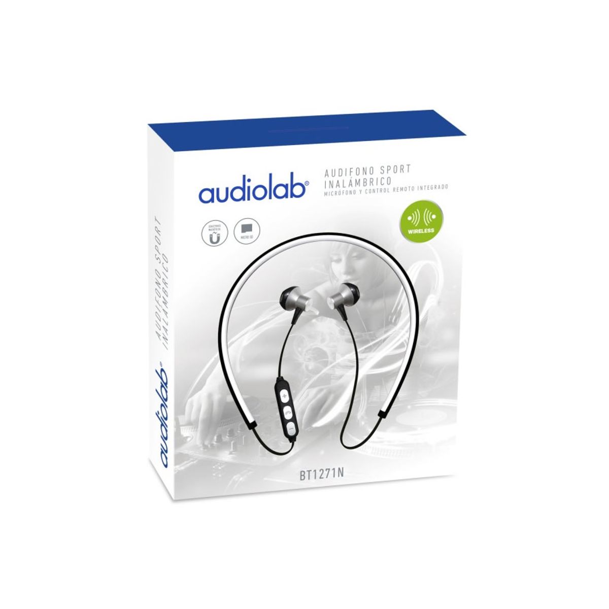 AUDIOLAB - Audífonos Sport Bluetooth Audiolab Negro