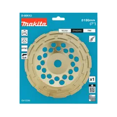 MAKITA - Copa Diamantada Doble Segm. 7 (180 X 22.23mm) Para D-80612