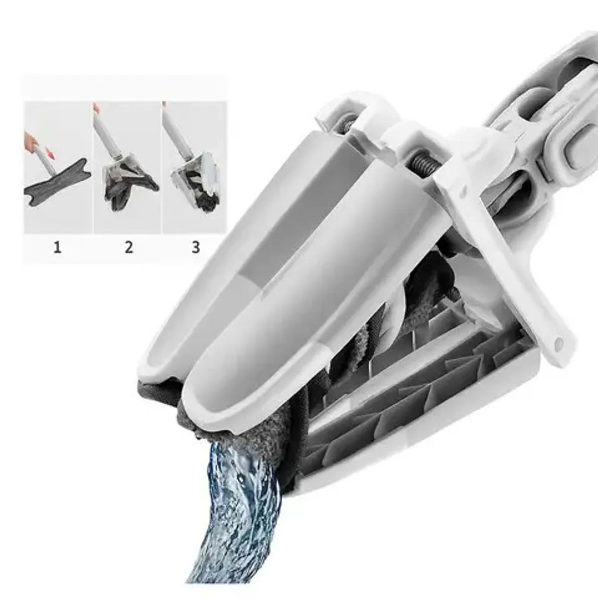 MOVI - Mopa de Microfibra 360° Limpieza Profunda sin esfuerzo