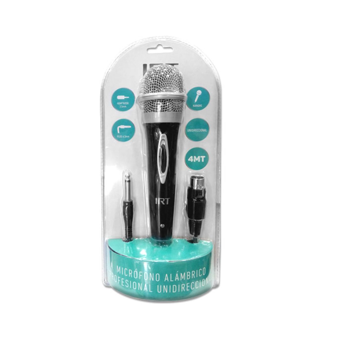 IRT - Micrófono Alámbrico IRT Unidireccional Karaoke