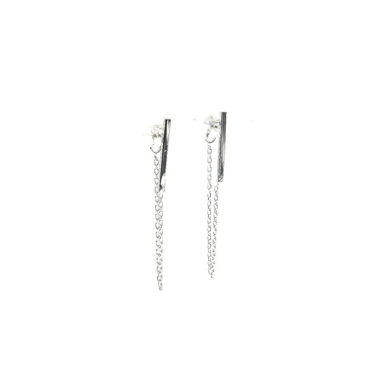COGGIOLA - Aros Palito Cadena Plata Fina 925