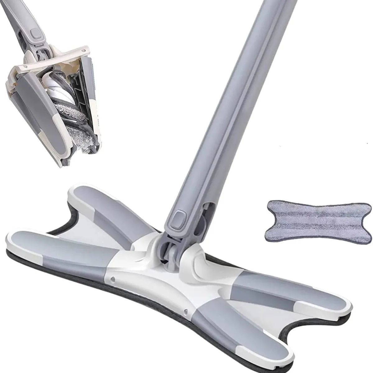 MOVI - Mopa de Microfibra 360° Limpieza Profunda sin esfuerzo