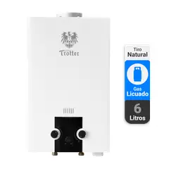 ALBIN TROTTER - Calefón ATPW 6 LT N24 Tiro Natural Gas Licuado