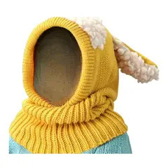 GENERICO - Gorro Lana Con Cuello Y Orejitas