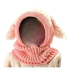 GENERICO - Gorro Lana Con Cuello Y Orejitas