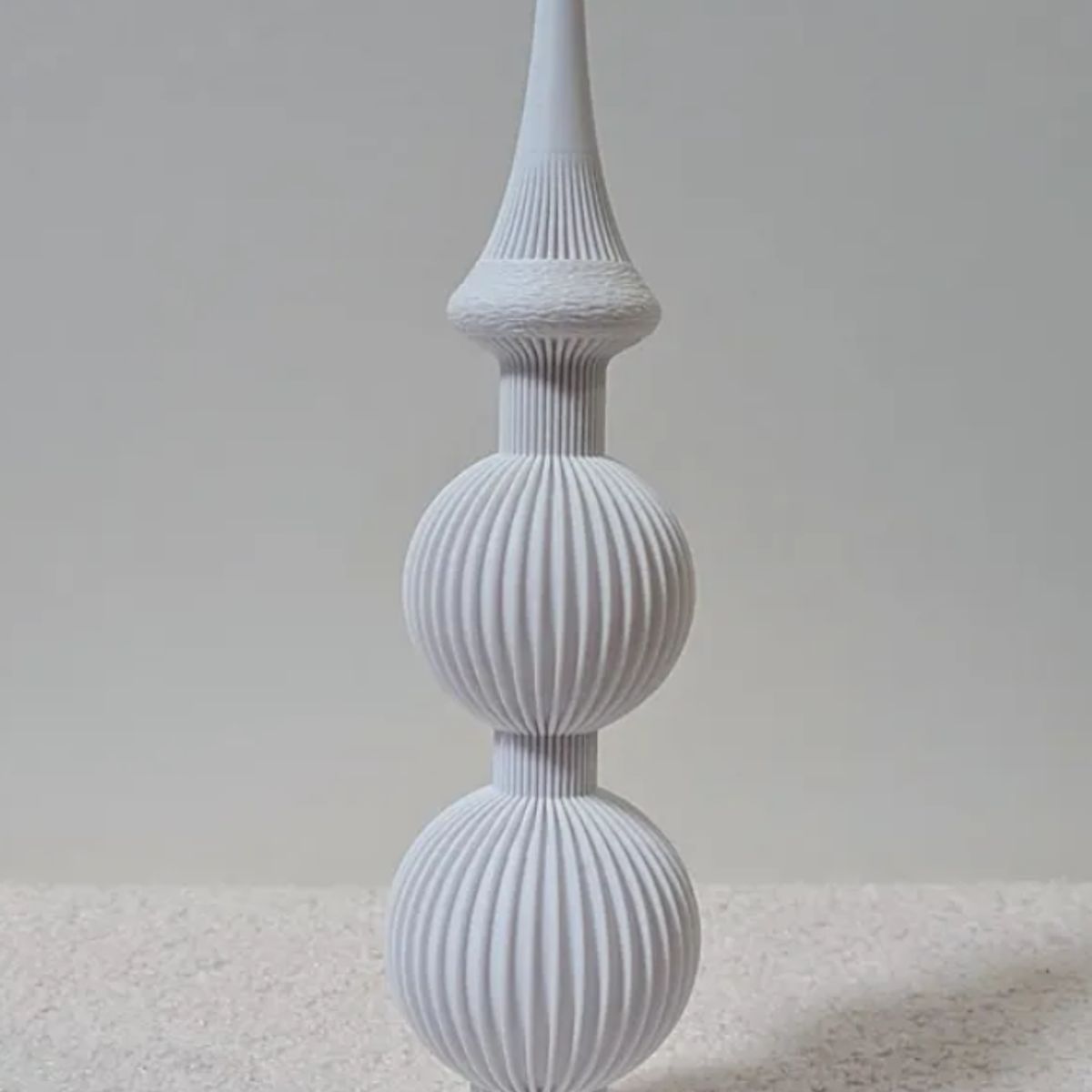 GENERICO - Adorno navidad - Remate acanalado para árbol