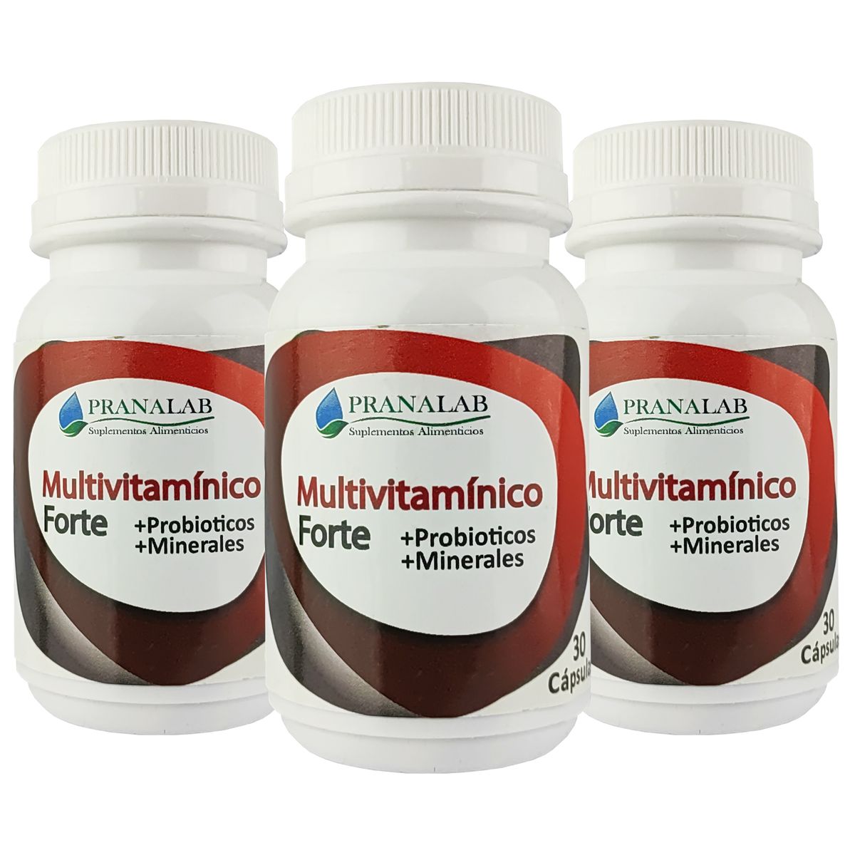 PRANALAB - Multivitamínico Forte Pranalab con Minerales y Probióticos