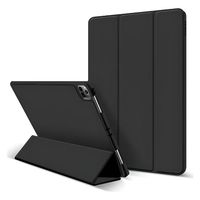 Funda Carcasa Cover Con Ranura Pencil For Ipad Pro13 Negro Azul