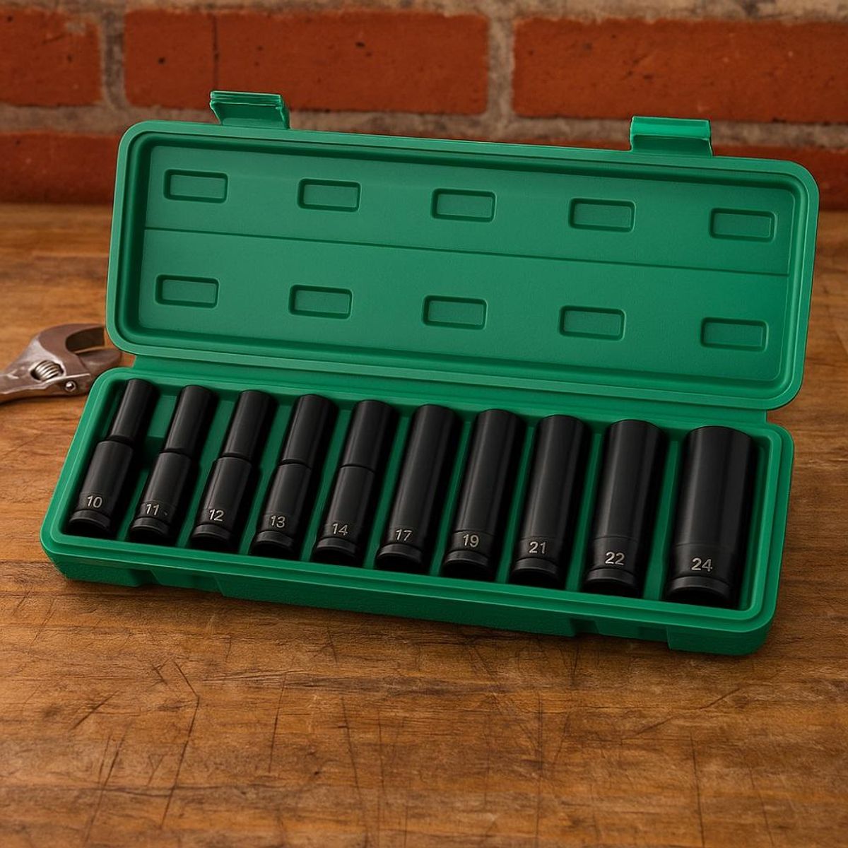 GENERICO - Set Dados Impacto 12” 10 Pzs 8-24 mm