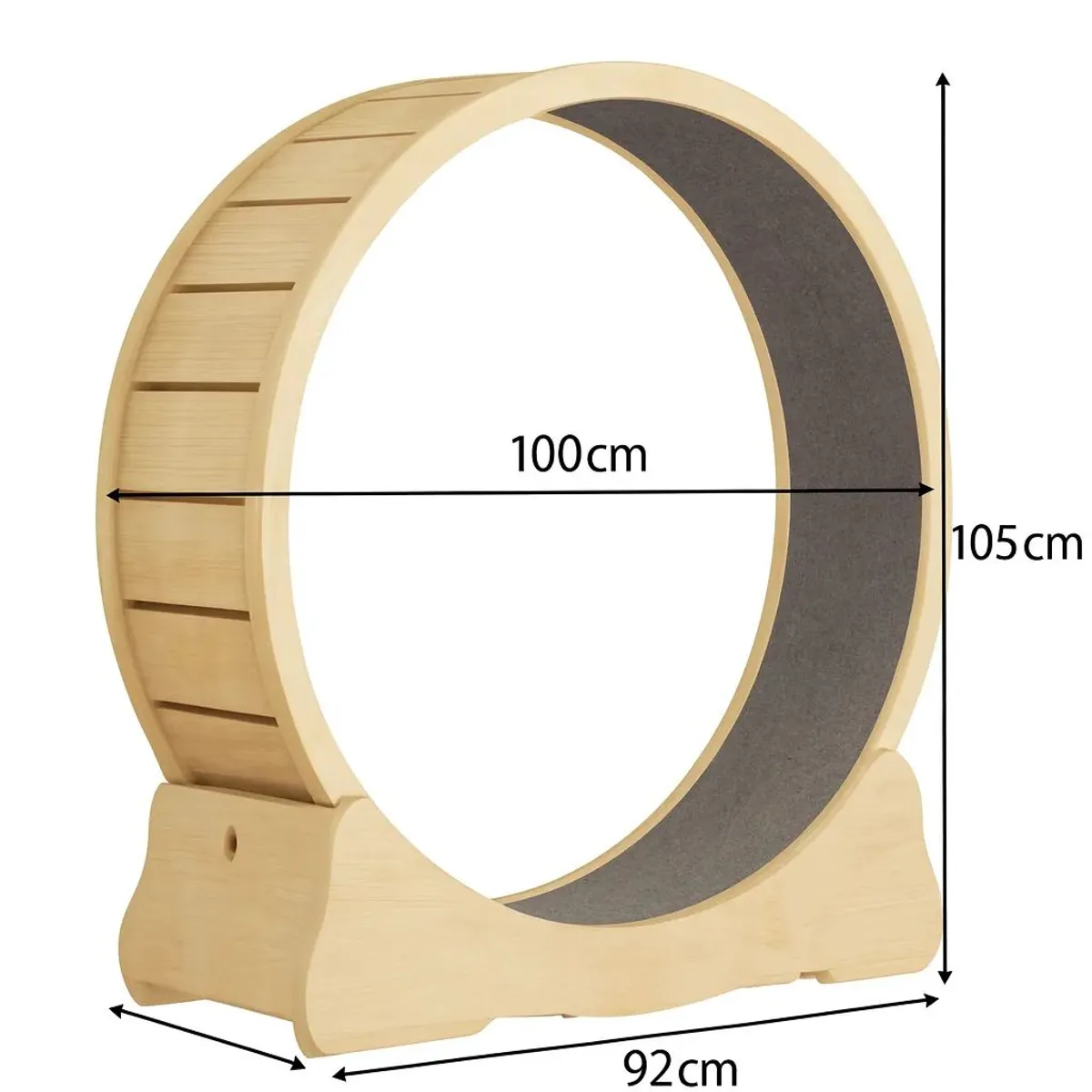 HOOPET - Rueda De Ejercicio Para Gatos Beige