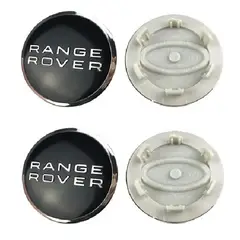 GENERICO - 4 Tapa Centro de Llanta Compatible con Land Rover 62mm