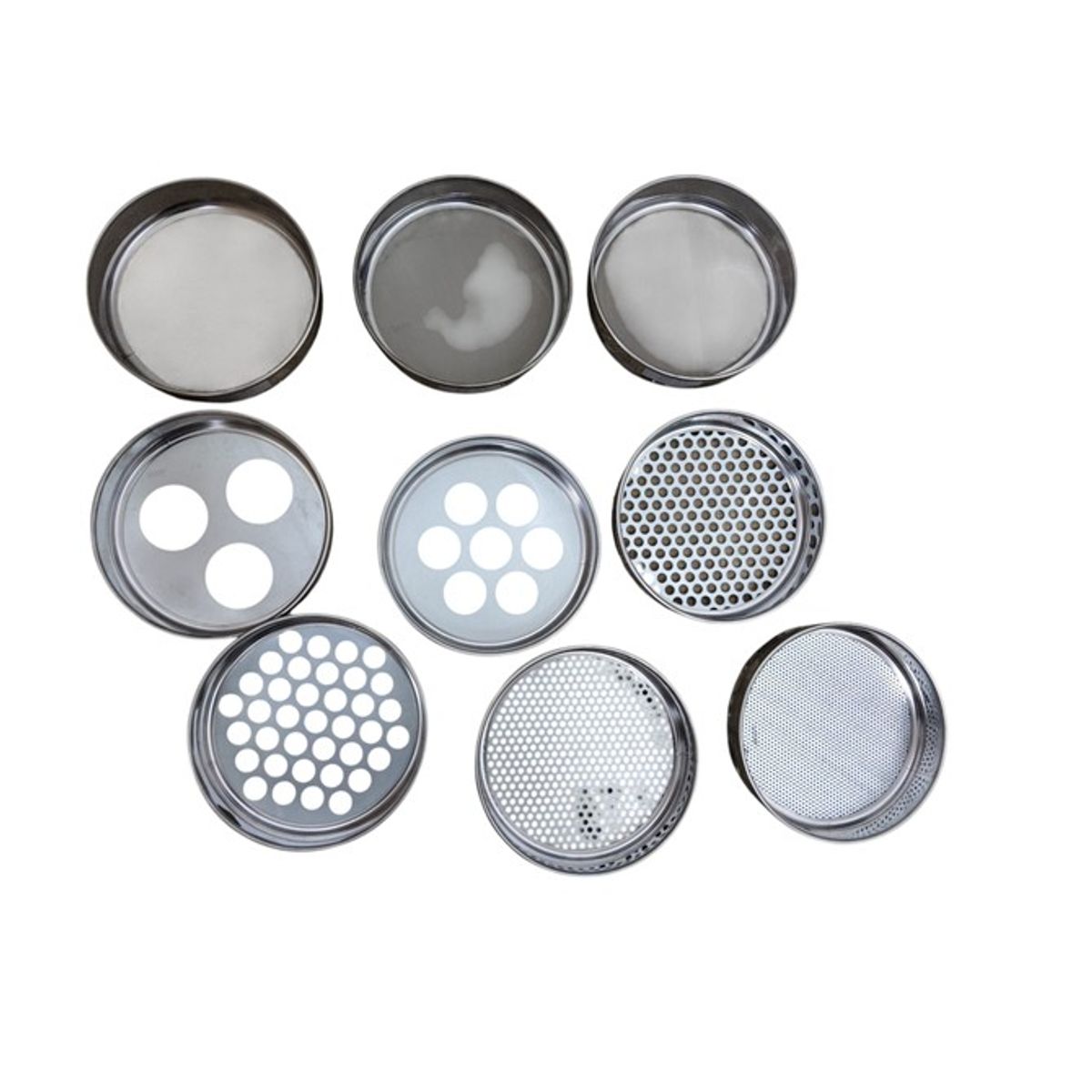 GENERICO - Juego de Tamices de Laboratorio 20 Cms Diametro