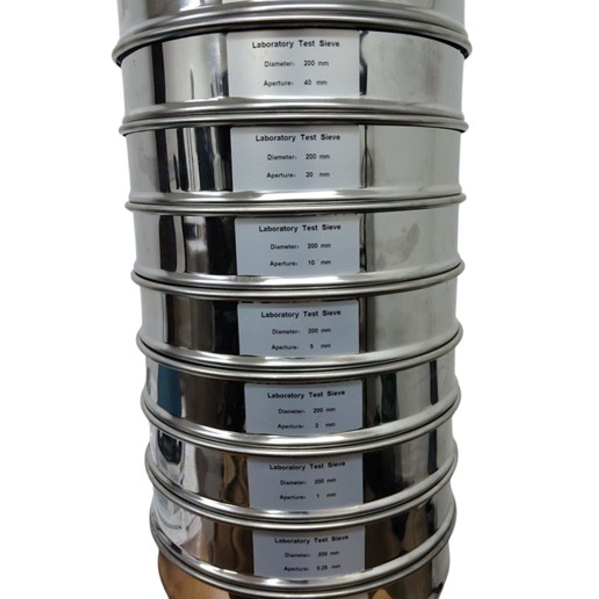 GENERICO - Juego de Tamices de Laboratorio 20 Cms Diametro
