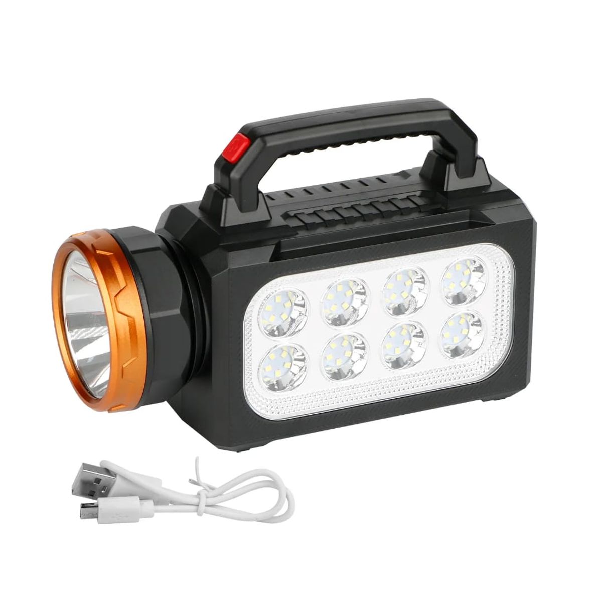 IRM - Linterna Led Solar Portátil Con Powerbank 50W