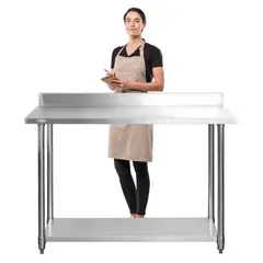 PROCHEF - Meson Muro ECO Acero Inoxidable 180x60x85(+5) cm.