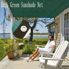 GENERICO - Malla Sombra Raschel 4.20 x 5 mts color verde