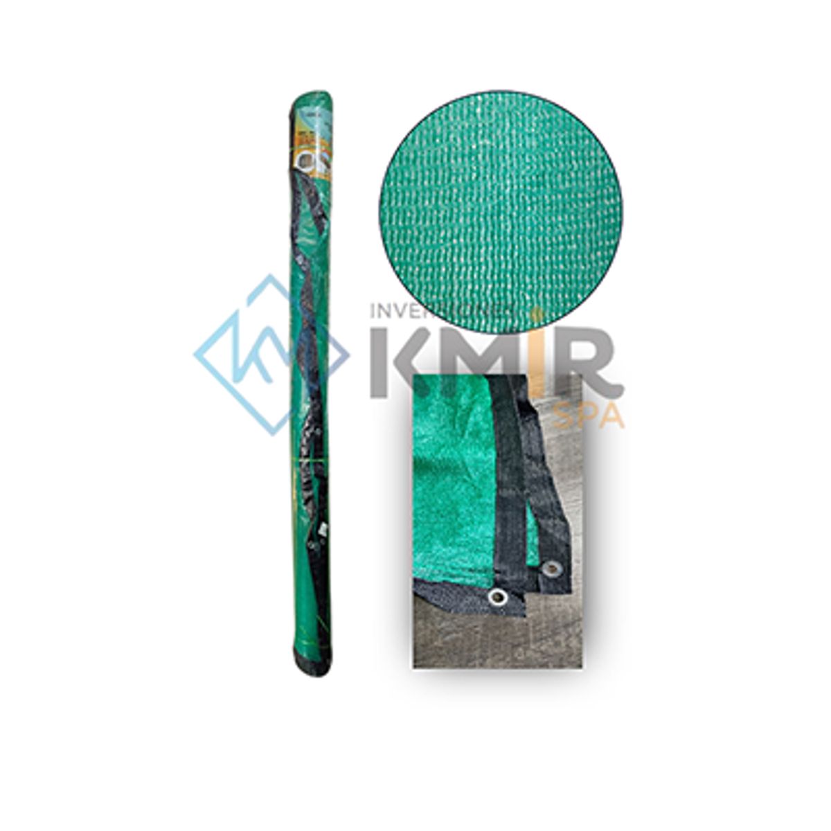 GENERICO - Malla Sombra Raschel 4.20 x 5 mts color verde