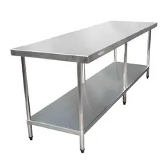 PROCHEF - Meson Centro ECO Acero Inoxidable 210x60x85 cm.