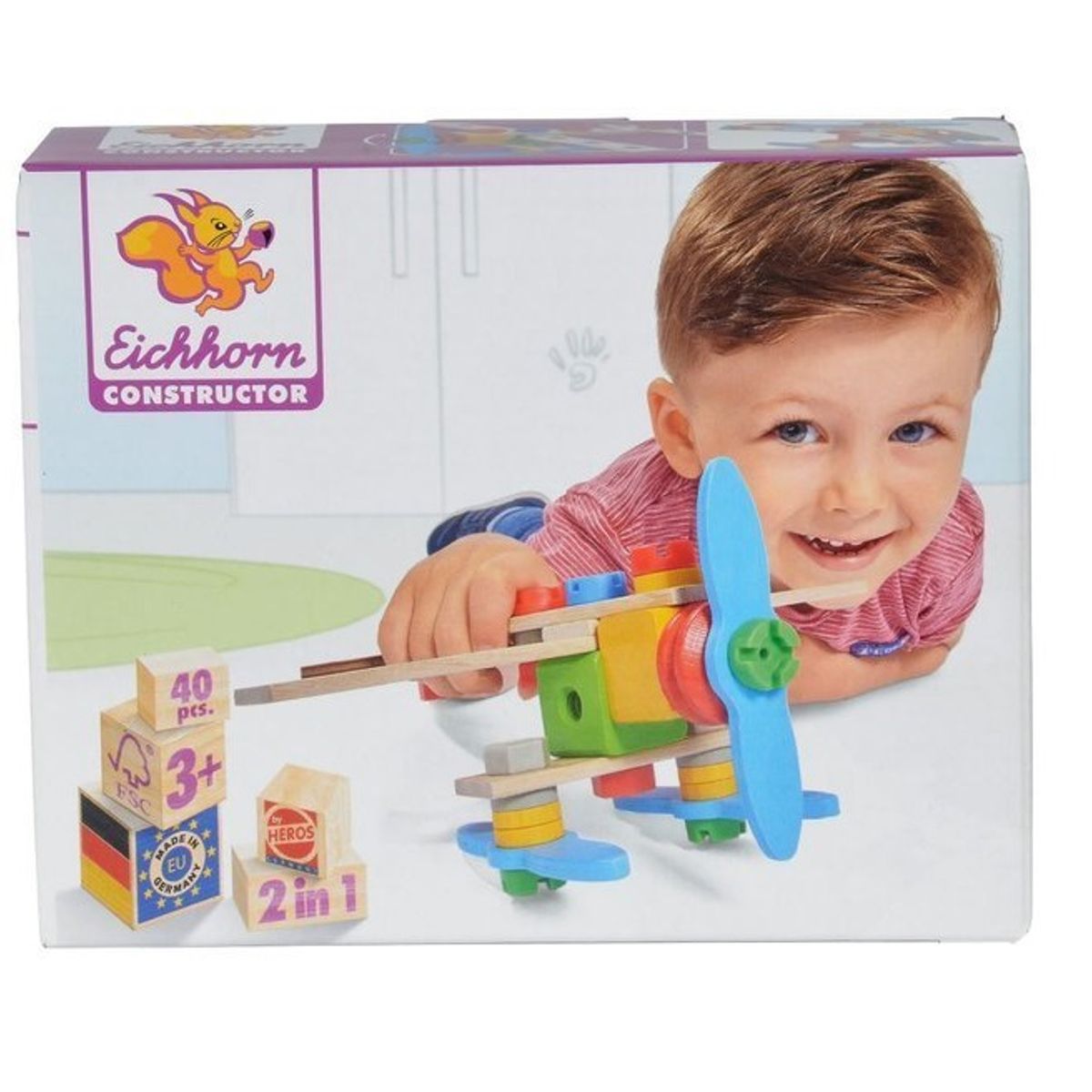 EICHHORN - Juguete de Construcción Mecano - Avion Helicoptero