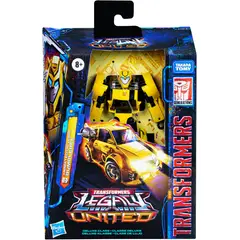 HASBRO - FIGURA DE ACCIÓN TRANSFORMERS LEGACY UNITED DELUXE ANIMATED UNIVERSE BUMBLEBEE
