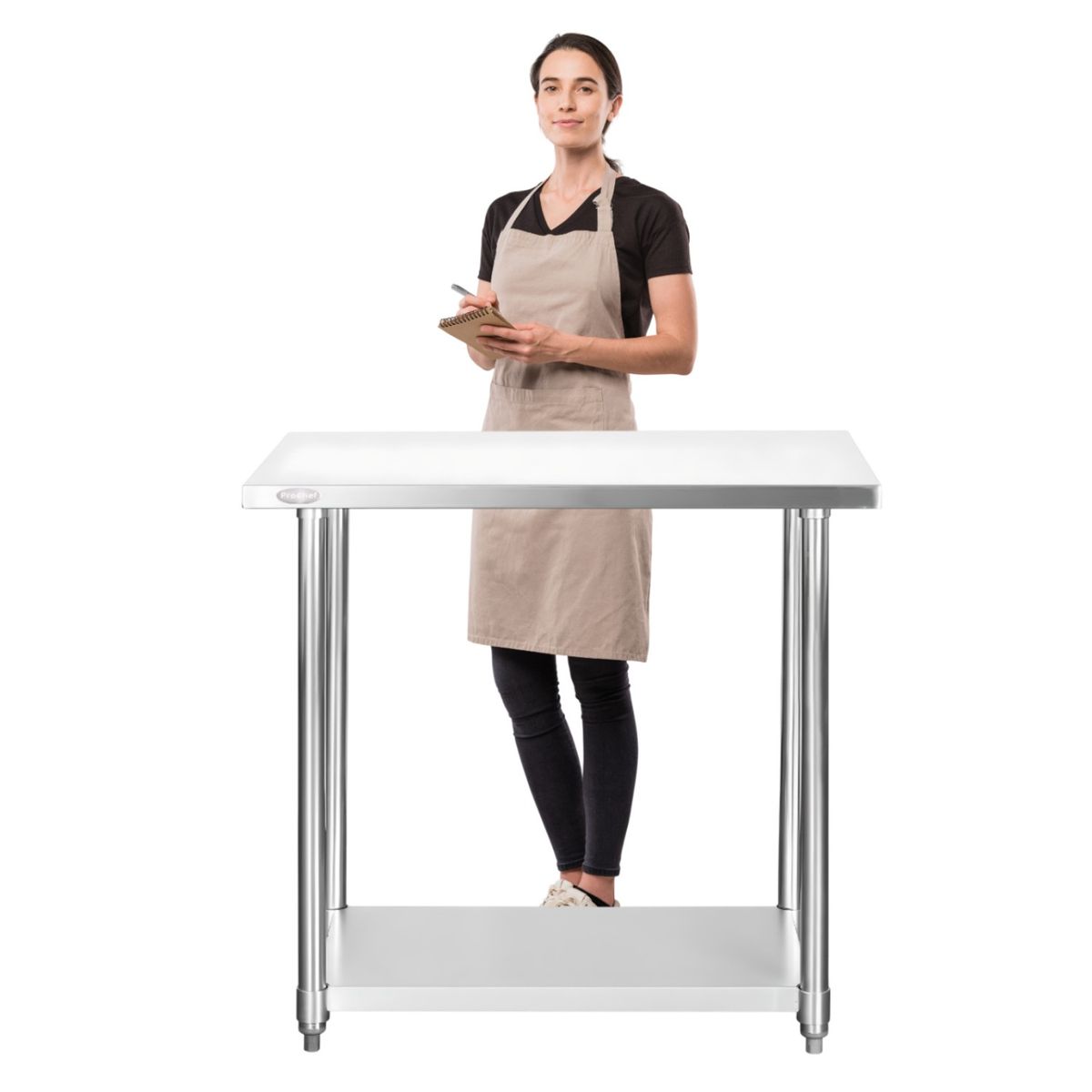 PROCHEF - Meson Centro ECO Acero Inoxidable 90x60x85 cm._.