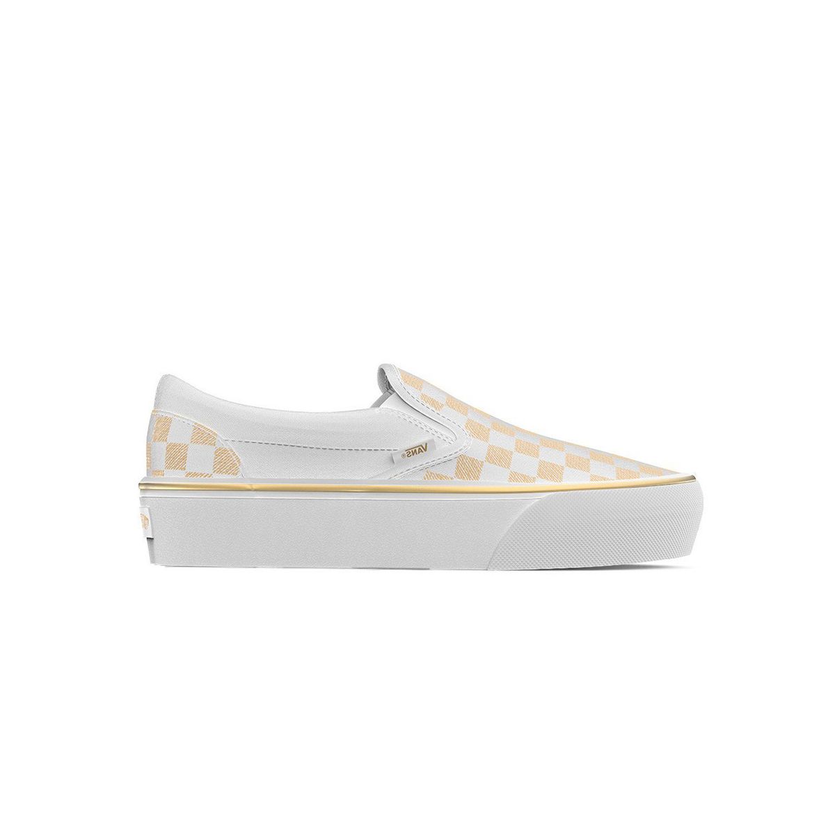 VANS - Zapatilla Mujer Classic Slip-On Plat Amarillo VANS