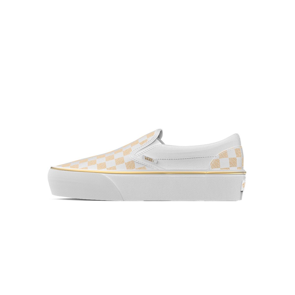 VANS - Zapatilla Mujer Classic Slip-On Plat Amarillo VANS